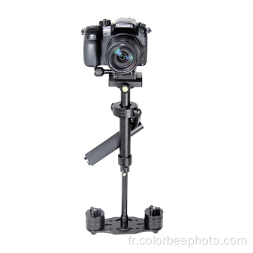 Stabilisateur de cardan vidéo pour caméra en alliage d&#39;aluminium portable